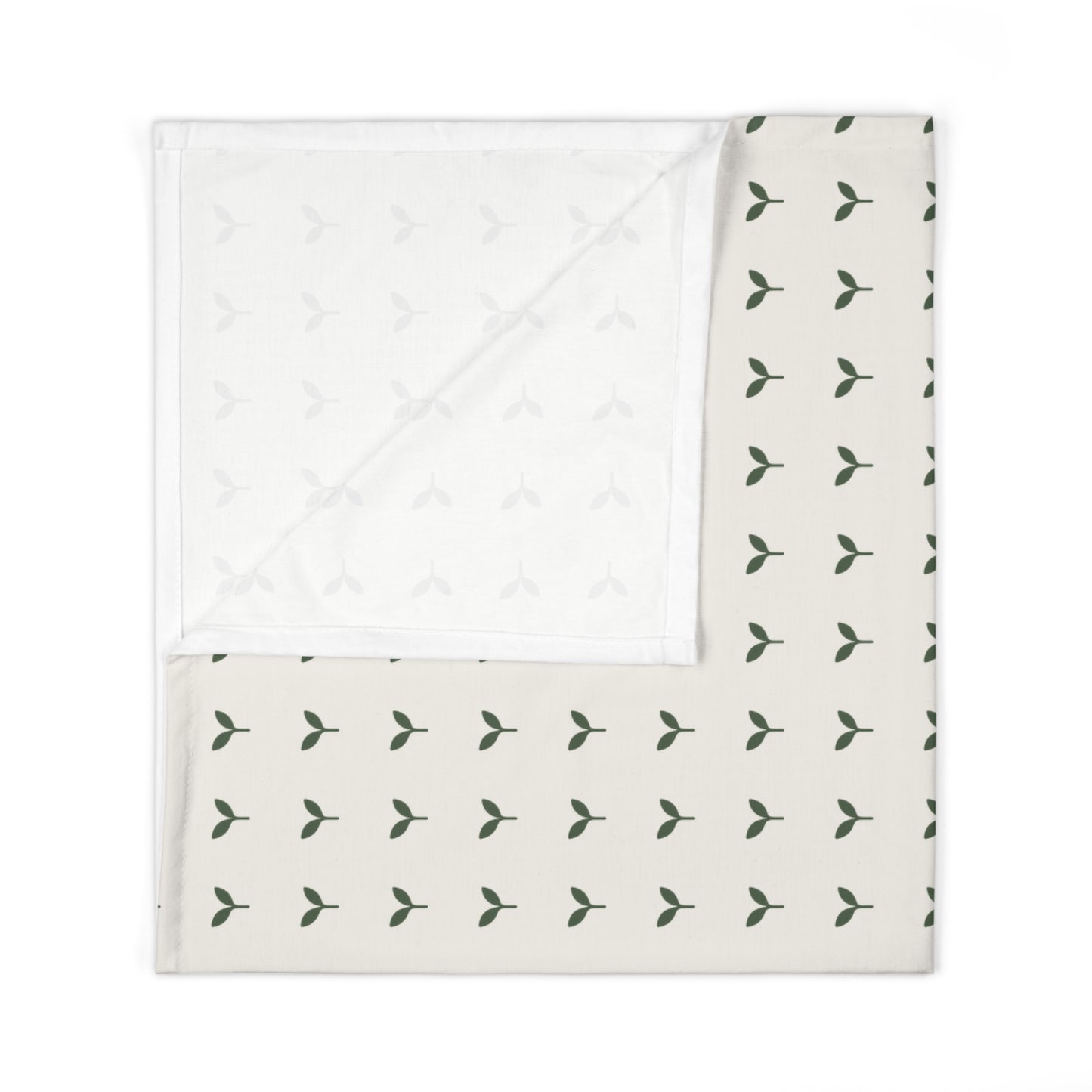 LITTLE ROOTS Organic Baby Swaddle Blanket